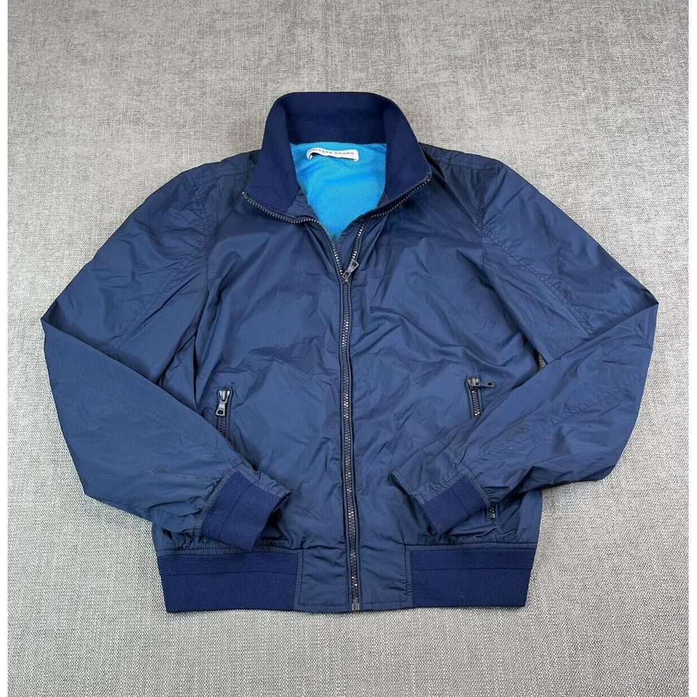 Orlebar Brown Jacket Women Navy Blue Maddox Bomber Performance Zip - US 8 EU 40 - Picture 2 of 8